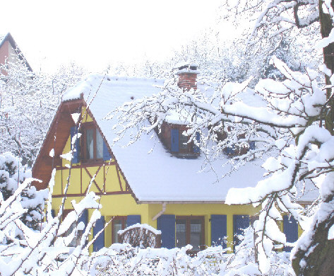 Sejour au coin du feu, sous le neige de janvier